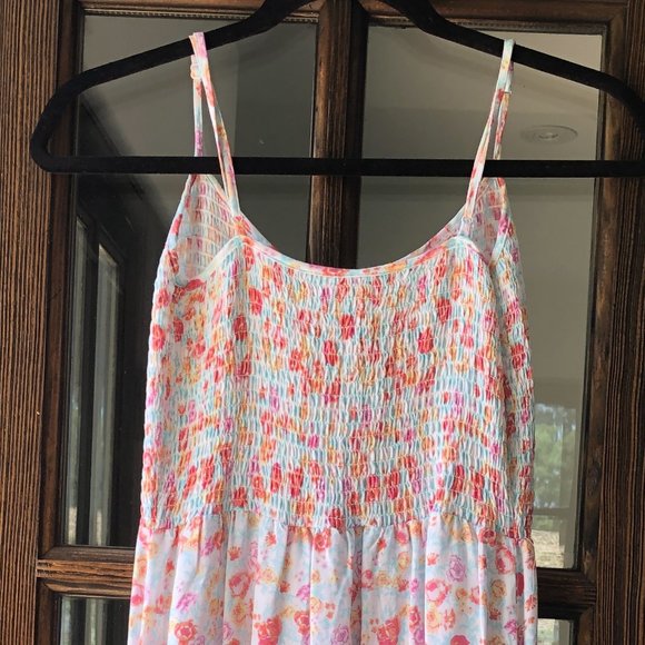 H&M Divided Floral Print Dress with Smocking - Picture 6 of 7